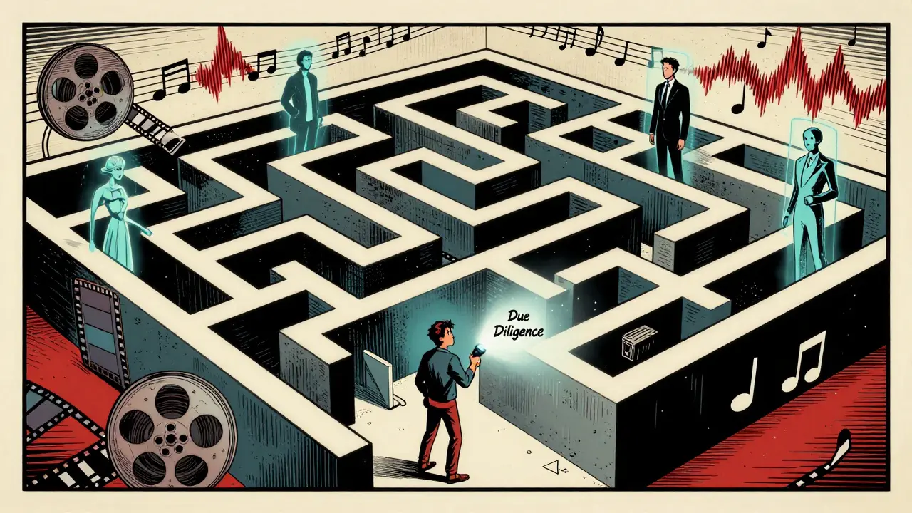 User navigates legal maze of AI video generation risks including voice and music rights