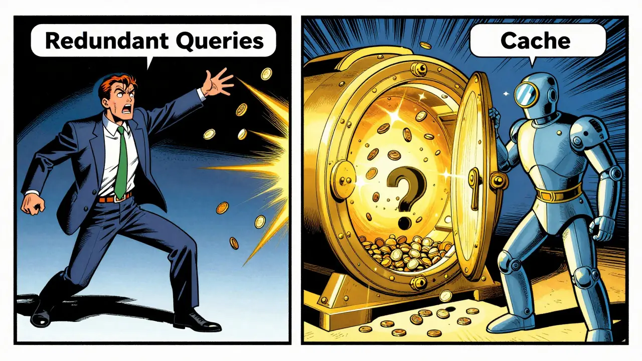 Golden cache vault saves money by storing repeated answers