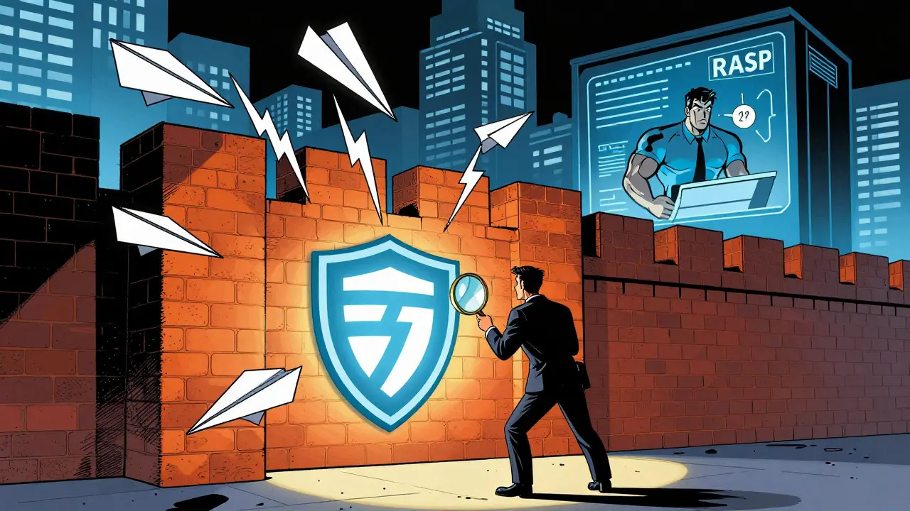Security bouncer and bodyguard protecting a digital city in comic art